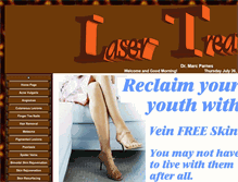 Tablet Screenshot of lasertreatments.us